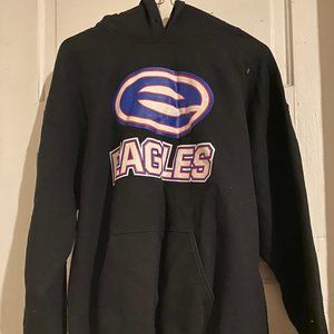 Gildan Heavy Blend Dark Navy Hoodie Sweatshirt (Logo)